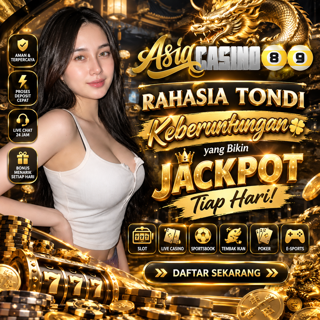ASIACASINO89: Rahasia Tondi Keberuntungan yang Bikin Jackpot Tiap Hari!